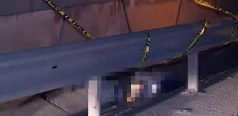 TEM Otoyolu'nda yolun karşısına geçmeye çalışan yayaya otomobil çarptı