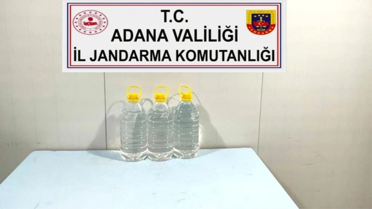 Adana\'da 138,5 litre sahte alkol ele geçirildi