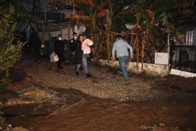 Bodrum'u sel vurdu, evleri su bastı, hamile kadının korkudan sancısı tuttu