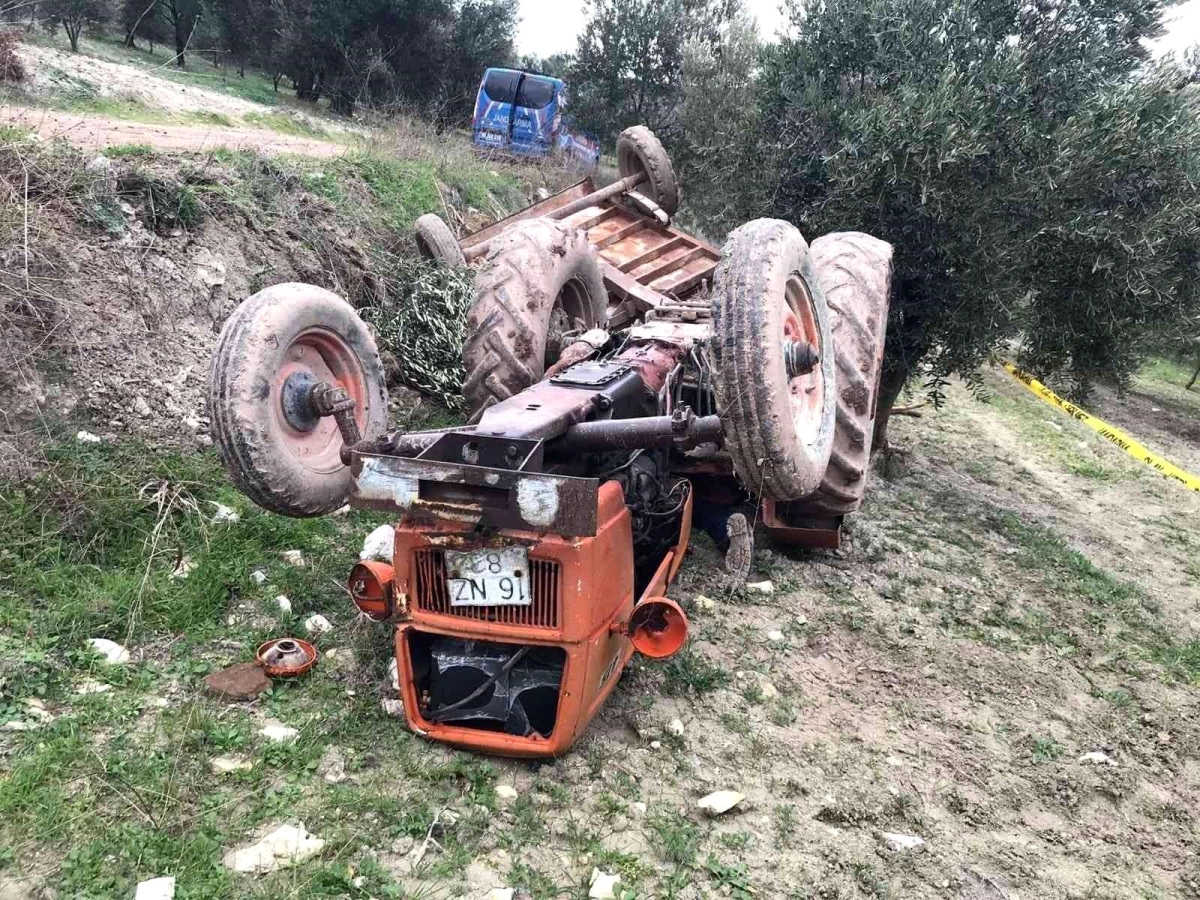 Son dakika haberi! Devrilen traktörün altında kalan çiftçi hayatını kaybetti