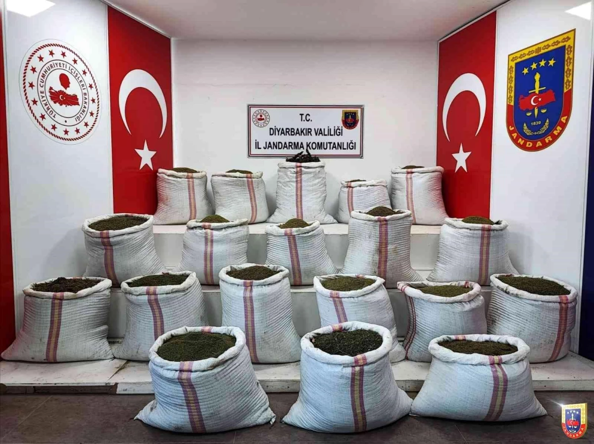 Diyarbakır\'ın Lice kırsalında 516 kilo uyuşturucu ele geçirildi