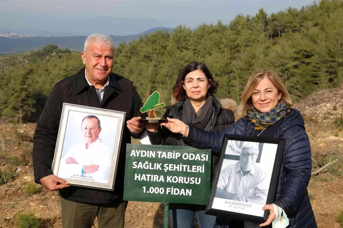 Efeler Belediyesi sağlık kahramanları için hatıra ormanı oluşturdu