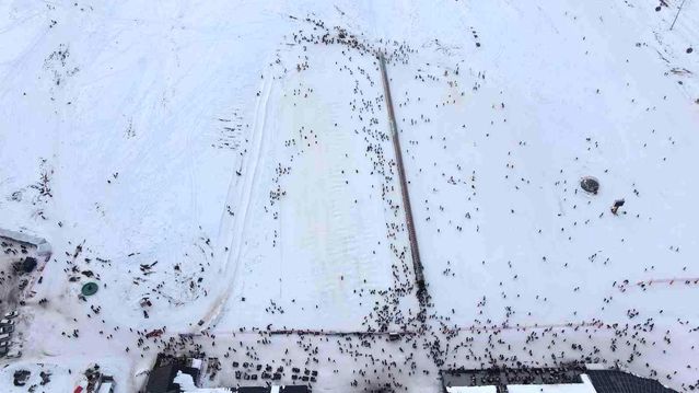 Erciyes hafta sonu 30 bini aşkın ziyaretçiyi ağırladı