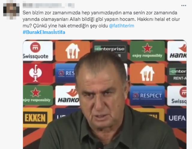 Galatasaray'da Fatih Terim ile yolların ayrılması taraftarı çıldırttı! Burak Elmas'ı istifa davet ettiler