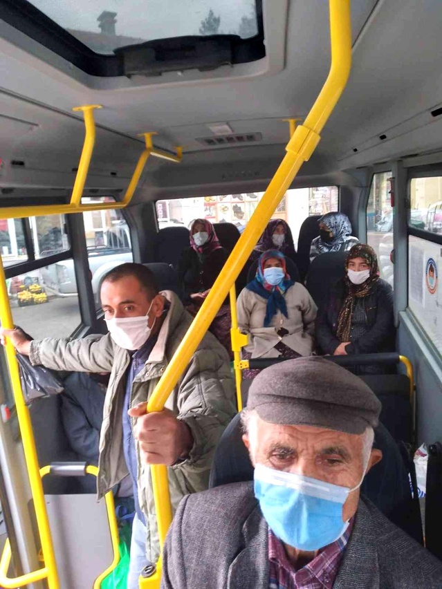 İbradı'da ücretsiz ulaşım