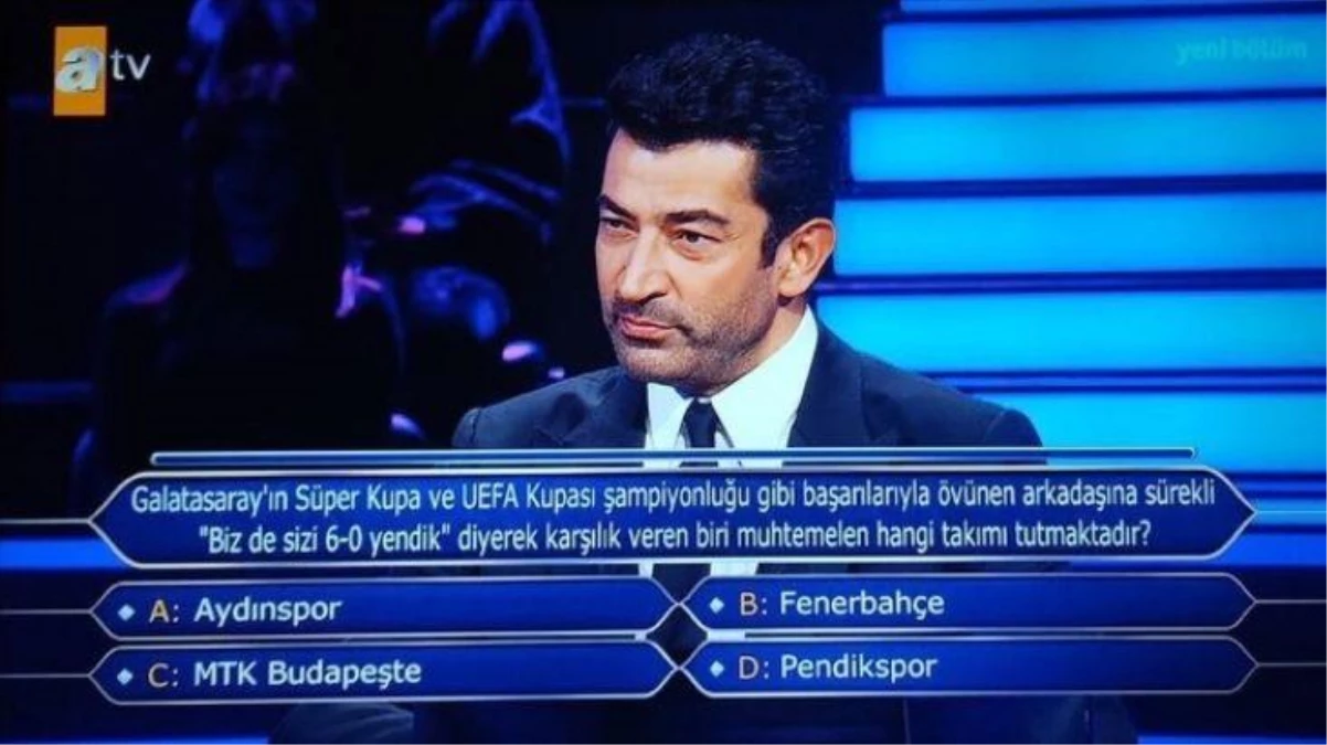 Milyoner\'de öyle bir soru soruldu ki! Fenerbahçeliler küplere bindi