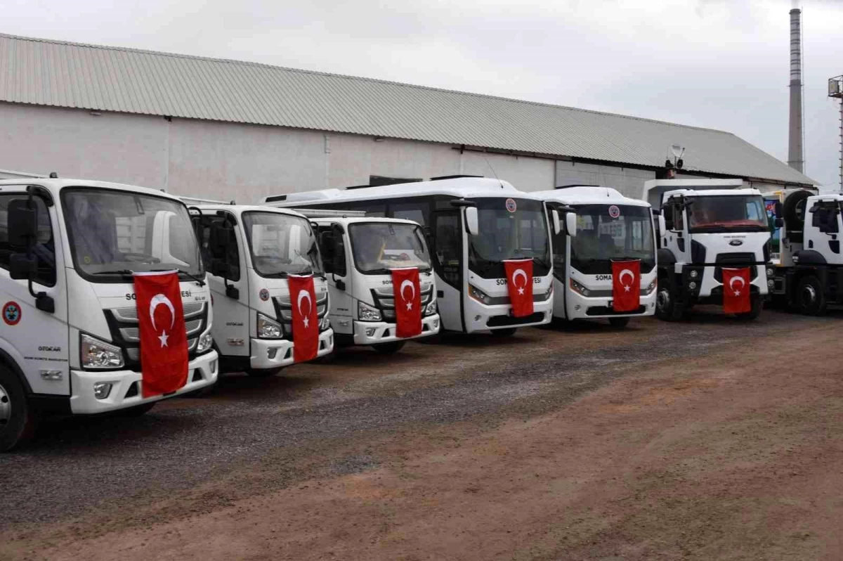 Soma Belediyesi araç ve iş makineleri parkurunu güçlendirdi