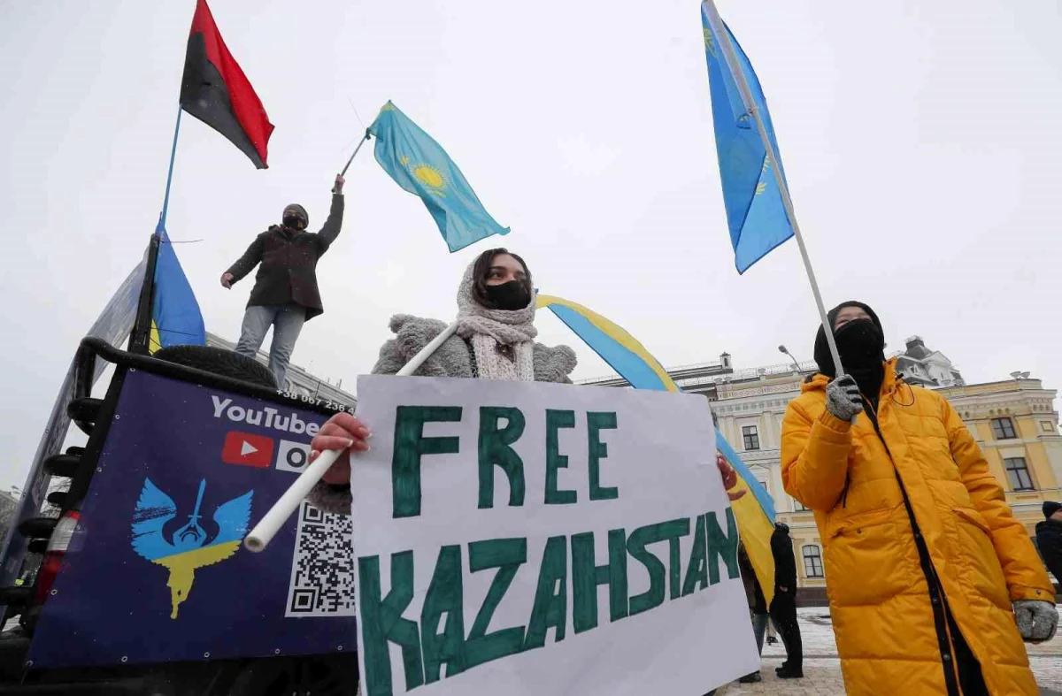 Son dakika haberleri | Ukrayna\'dan Kazakistan protestolarına destek