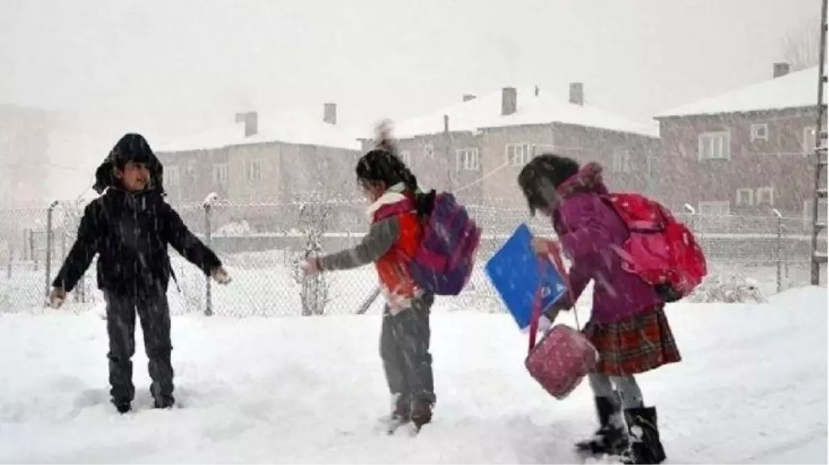 Yoğun kar yağışı eğitimi engelledi! 3 şehirde okullar tatil