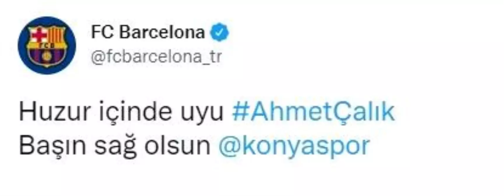 Avrupa futbolundan Ahmet Çalık için taziye mesajları