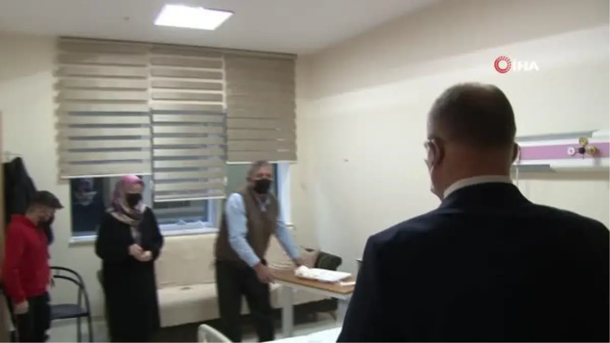 Başkandan çölyak hastasına doğum günü sürprizi