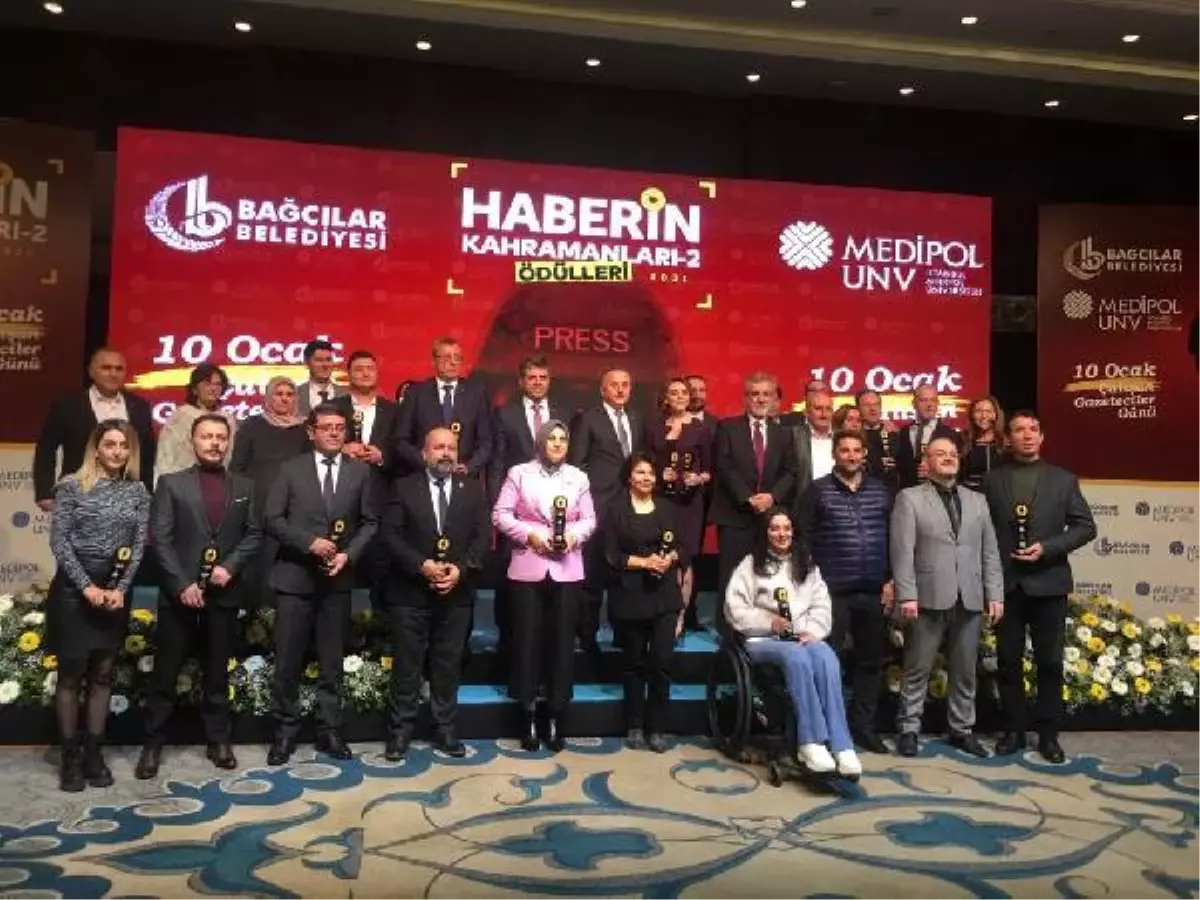 Haberin Kahramanları Ödül Töreni\'nde fedakar ve cesur gazeteciler ödüllendirildi