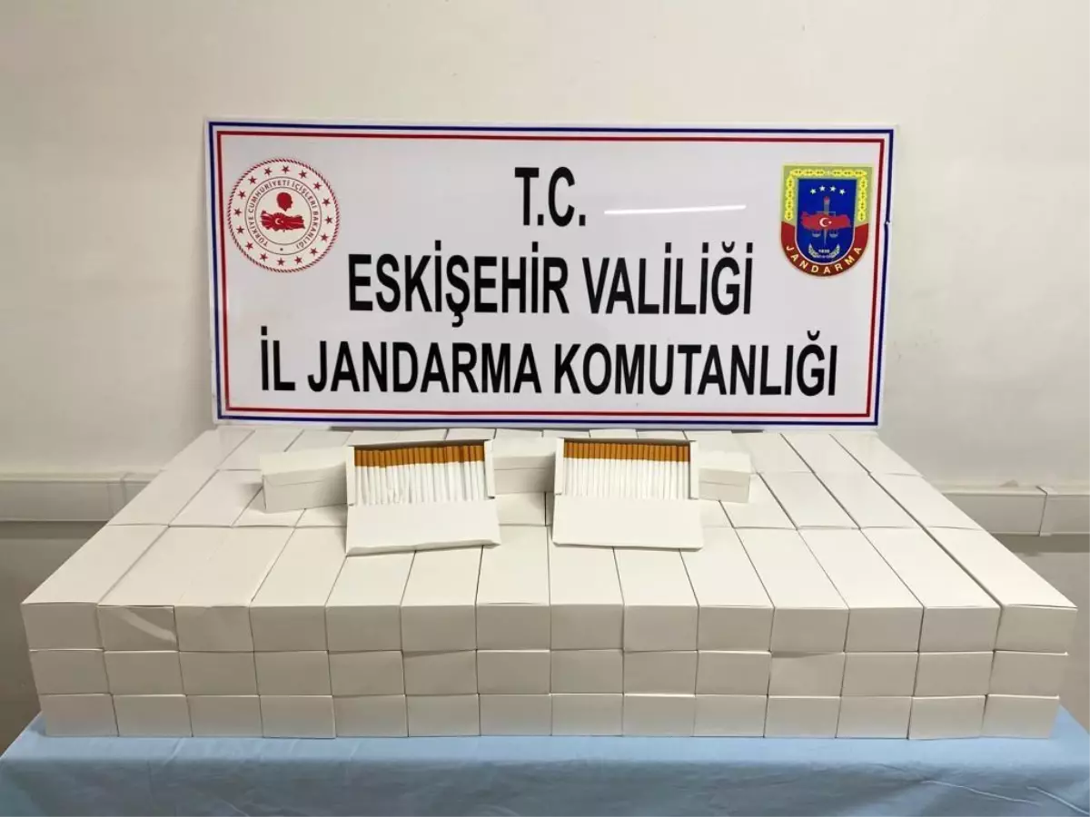 Kaçak makaronlar jandarma ekiplerince ele geçirildi