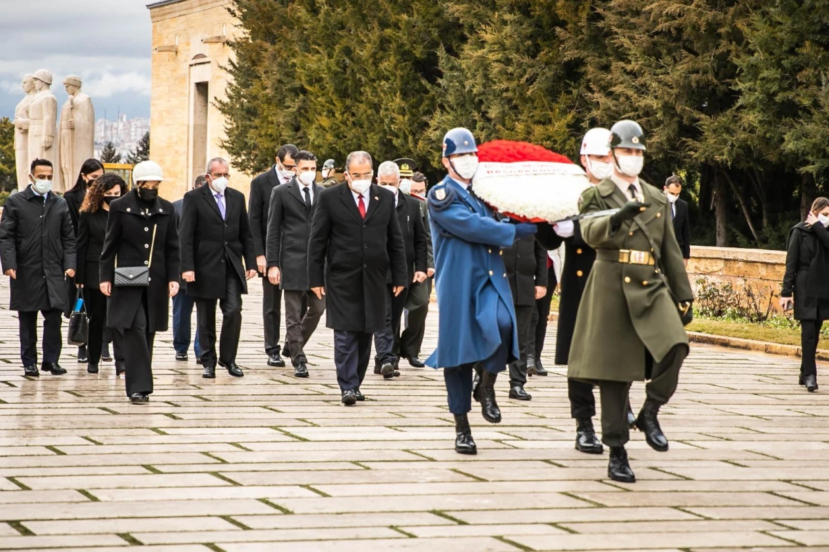 Son dakika haberi | KKTC Başbakanı Sucuoğlu, Anıtkabir\'i ziyaret etti