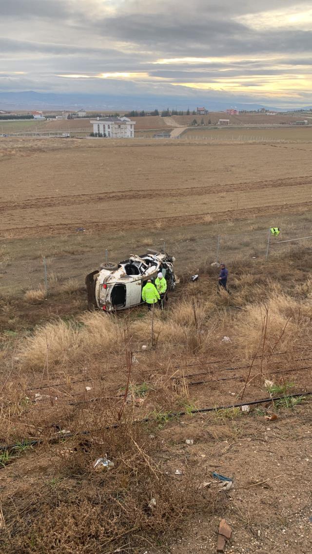 Konyasporlu futbolcu Ahmet Çalık'ın hayatını kaybettiği kaza yerinden ilk görüntüler