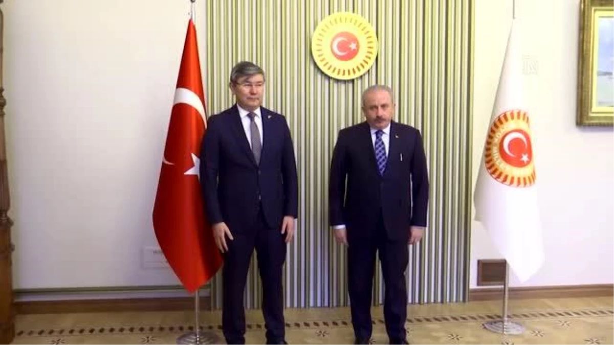 Son dakika gündem: TBMM Başkanı Şentop, Kazakistan\'ın Ankara Büyükelçisi Saparbekuly\'u kabul etti