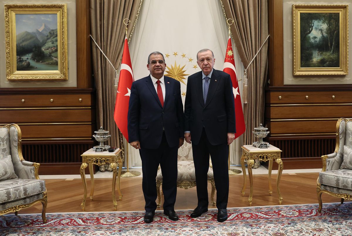 Cumhurbaşkanı Erdoğan KKTC Başbakanı Sucuoğlu\'nu kabul etti