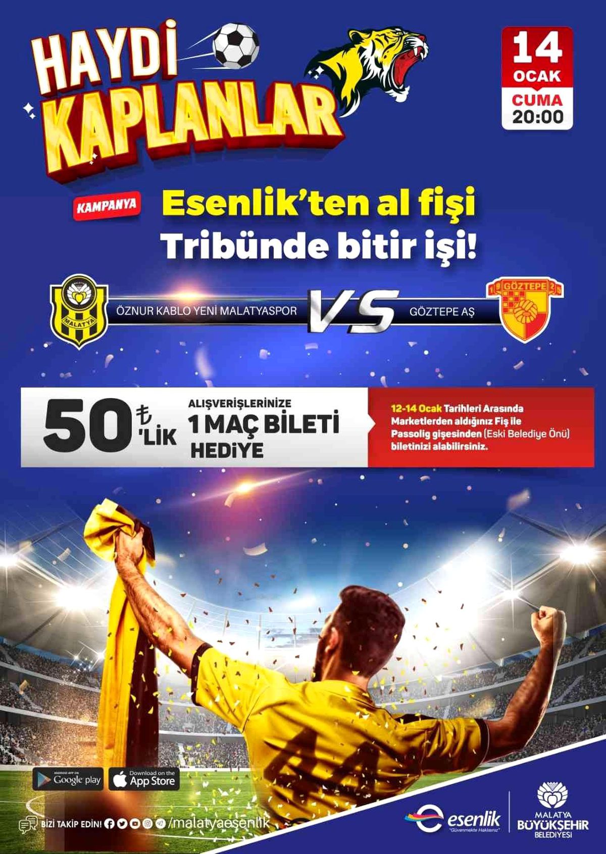 Esenlik'ten Yeni Malatyaspor'a destek