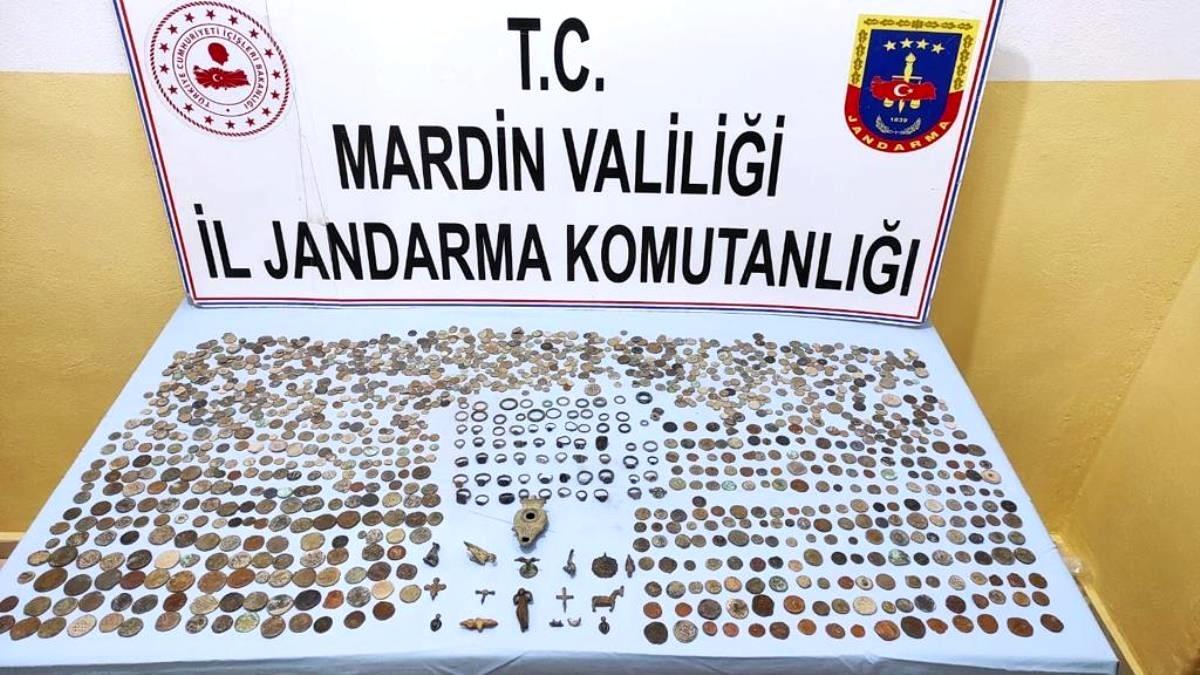 Mardin\'de bin 339 adet tarihi eser ele geçirildi