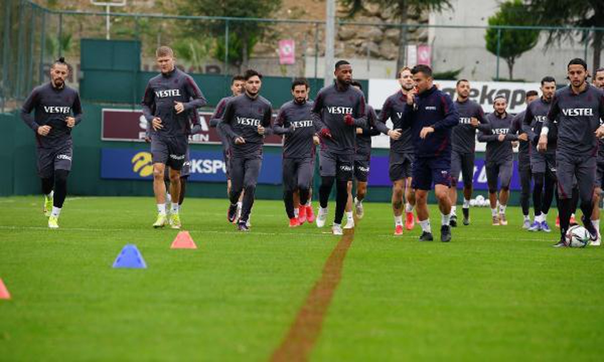 Trabzonspor, Demir Grup Sivasspor hazırlıklarını sürdürdü