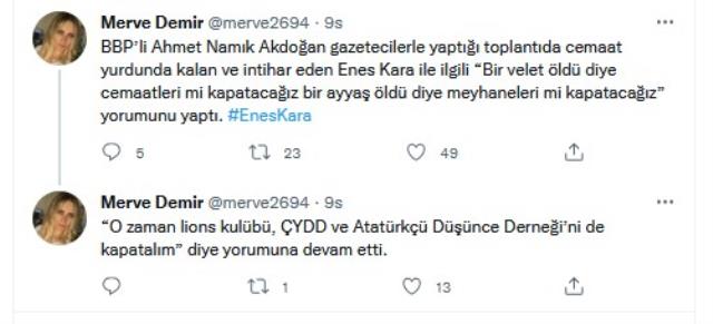 BBP'li Ahmet Namık Akdoğan'dan Enes Kara'yla ilgili tepki çeken sözler: Bir velet öldü diye cemaatleri mi kapatacağız?