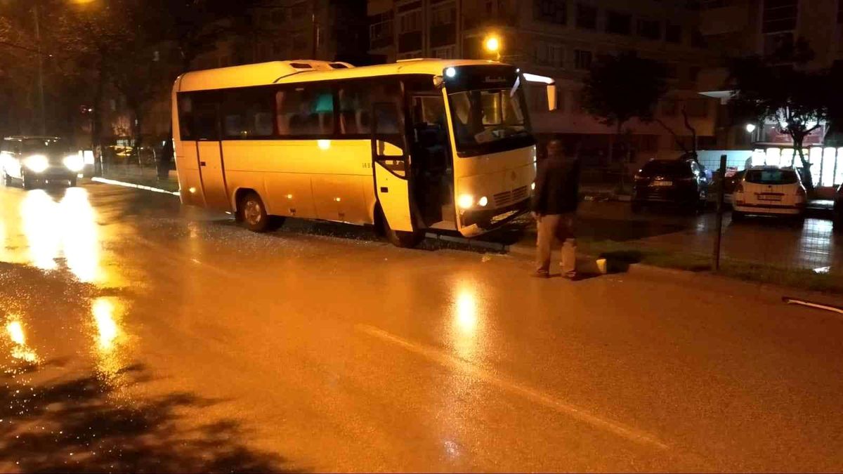 Bursa\'da servis kazası