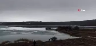 Buz pistine dönen Tödürge Gölü iki günde çözüldü