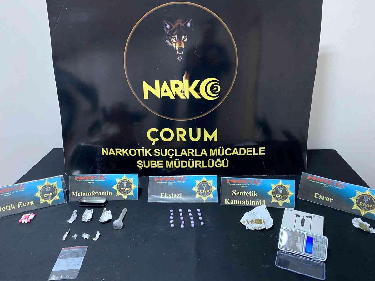 Çorum\'da zehir tacirlerine operasyon: 9 gözaltı