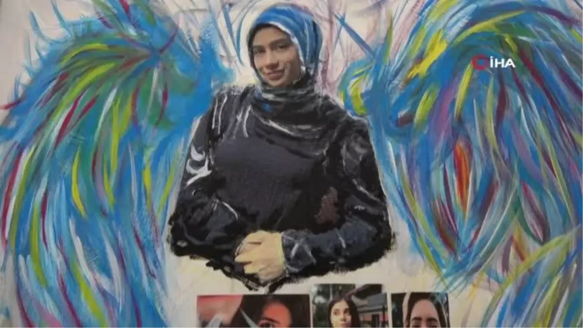 Kadına yönelik şiddete dikkat çekmek için sergi açtı