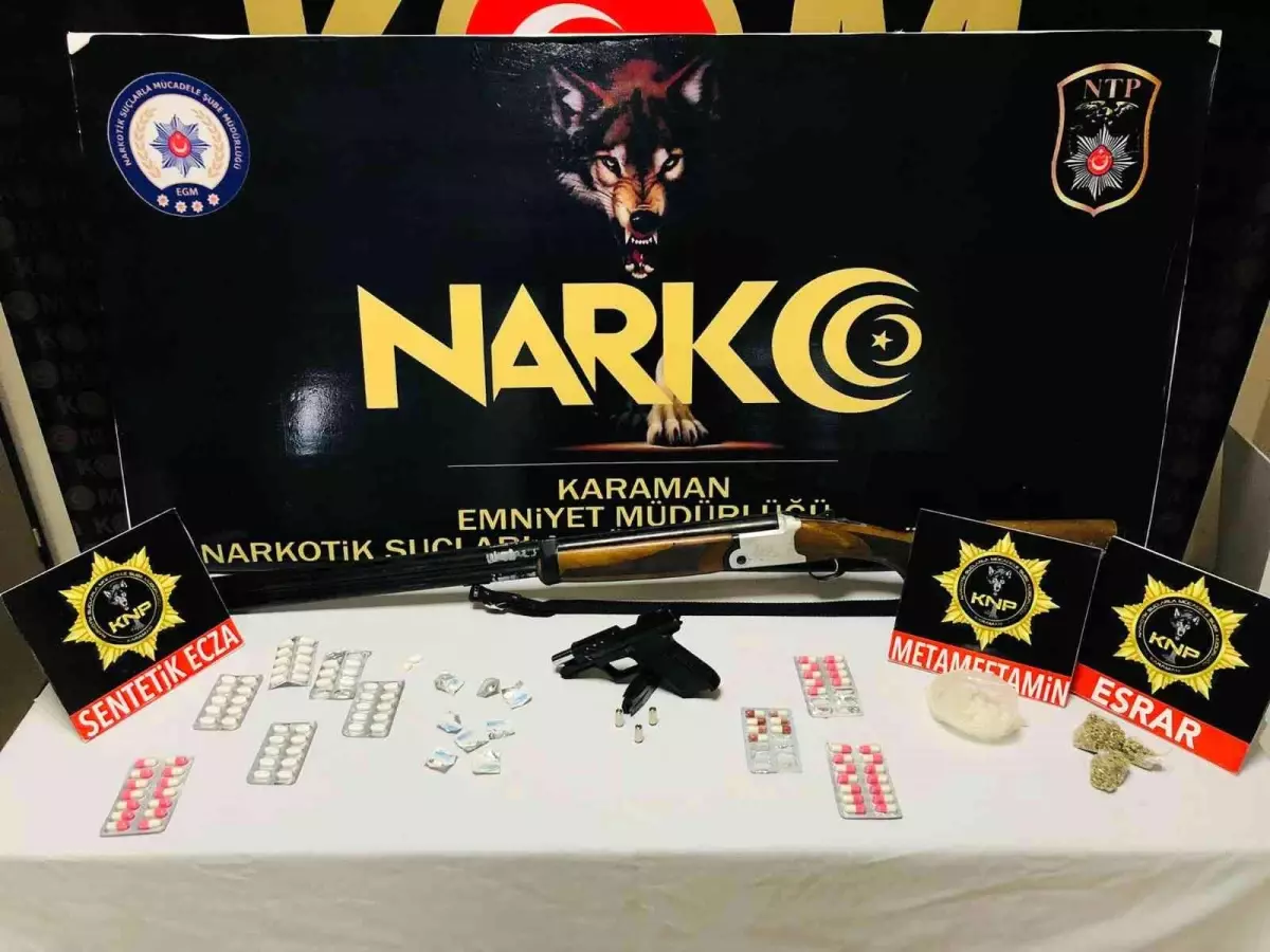 Son dakika haberleri! Karaman'da uyuşturucu operasyonunda 12 kişi tutuklandı