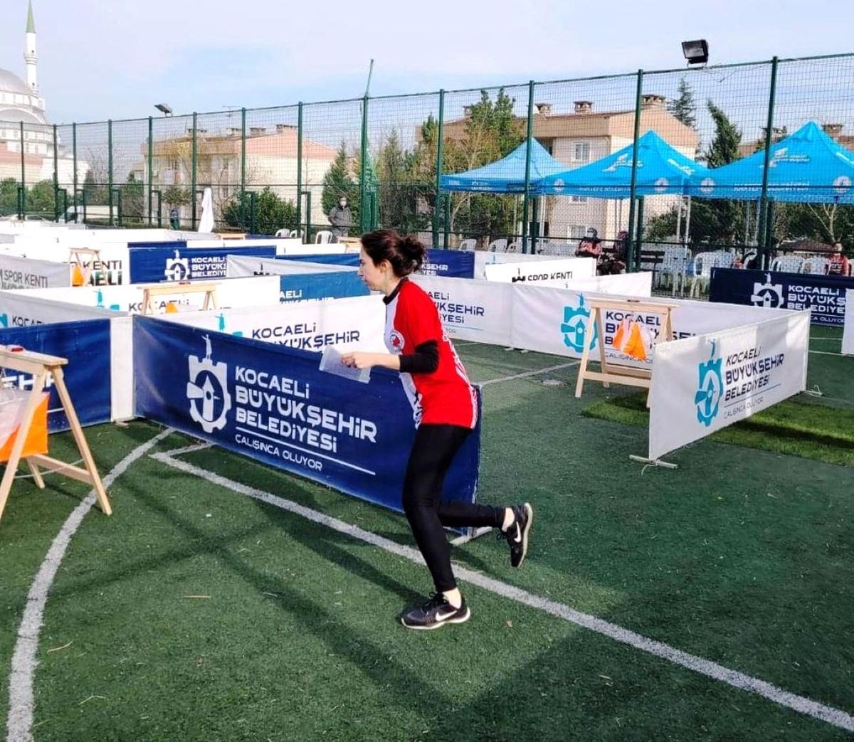 Kartepe'de oryantiring yarışı