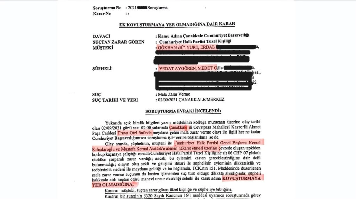 "Kılıçdaroğlu\'na hakaret" iddiasına ilişkin dava yargıdan döndü