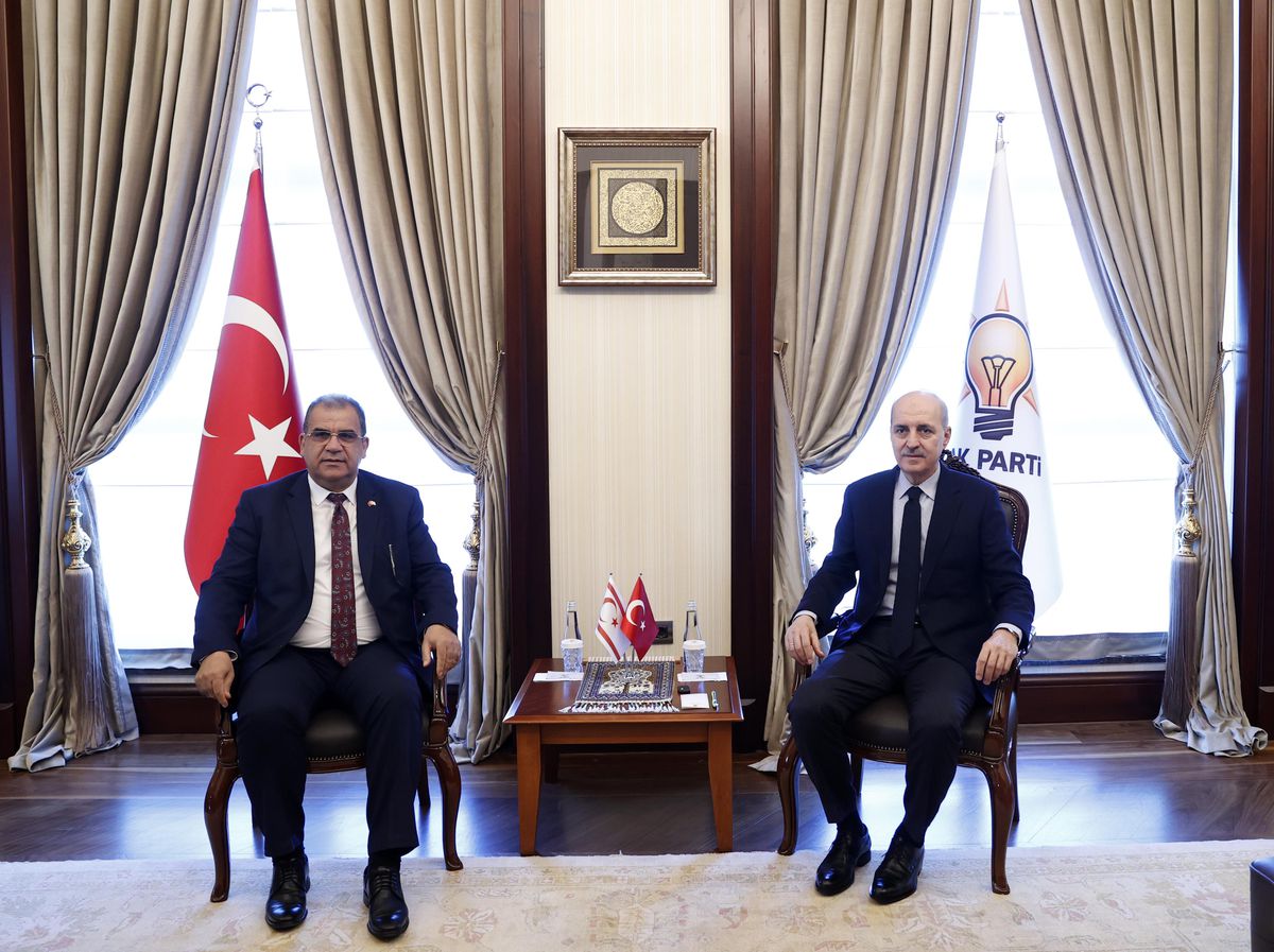 KKTC Başbakanı Sucuoğlu\'ndan, AK Parti Genel Başkanvekili Kurtulmuş\'a ziyaret