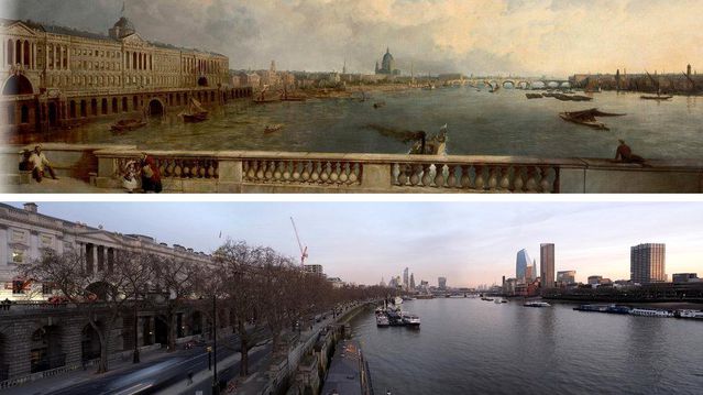 Londra'nın geçmişi ve bugünü dijital olarak sergileniyor