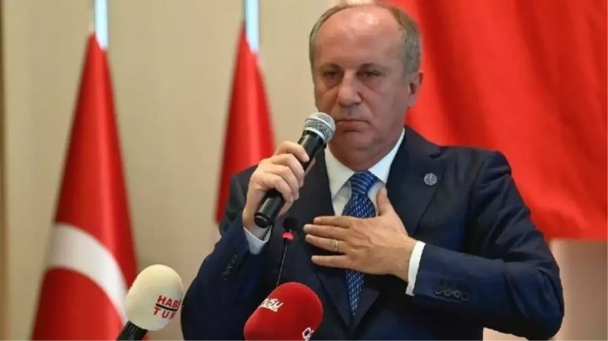 Memleket Partisi Genel Başkanı İnce: Madem krizdeyiz, hiçbir siyasi parti yardım almasın