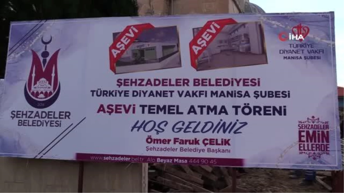 Şehzadeler Aşevi\'nin temeli dualarla atıldı