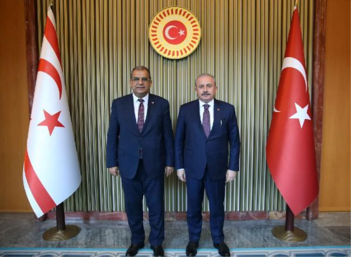 Son dakika gündem: TBMM Başkanı Şentop, KKTC Başbakanı Sucuoğlu\'nu kabul etti