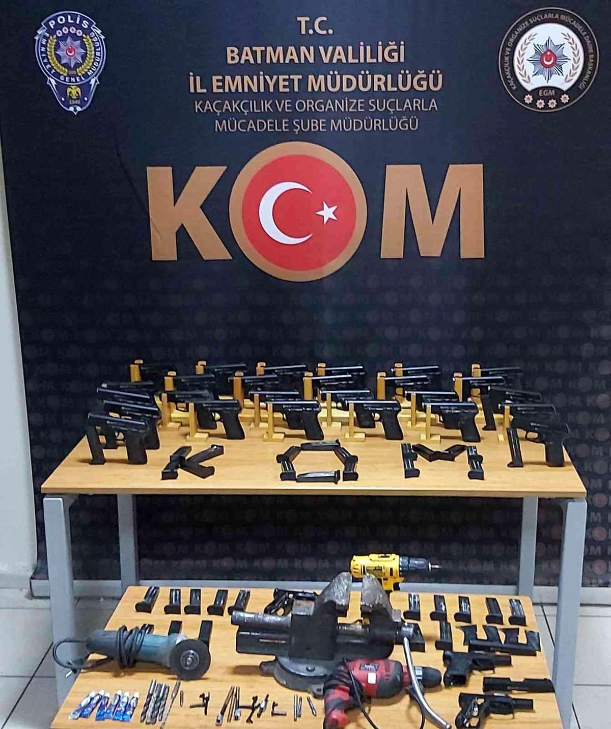 Batman polisinden silah kaçakçılarına darbe