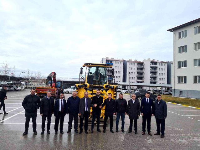 DOKAP desteği ile mısır silaj makinesi alındı