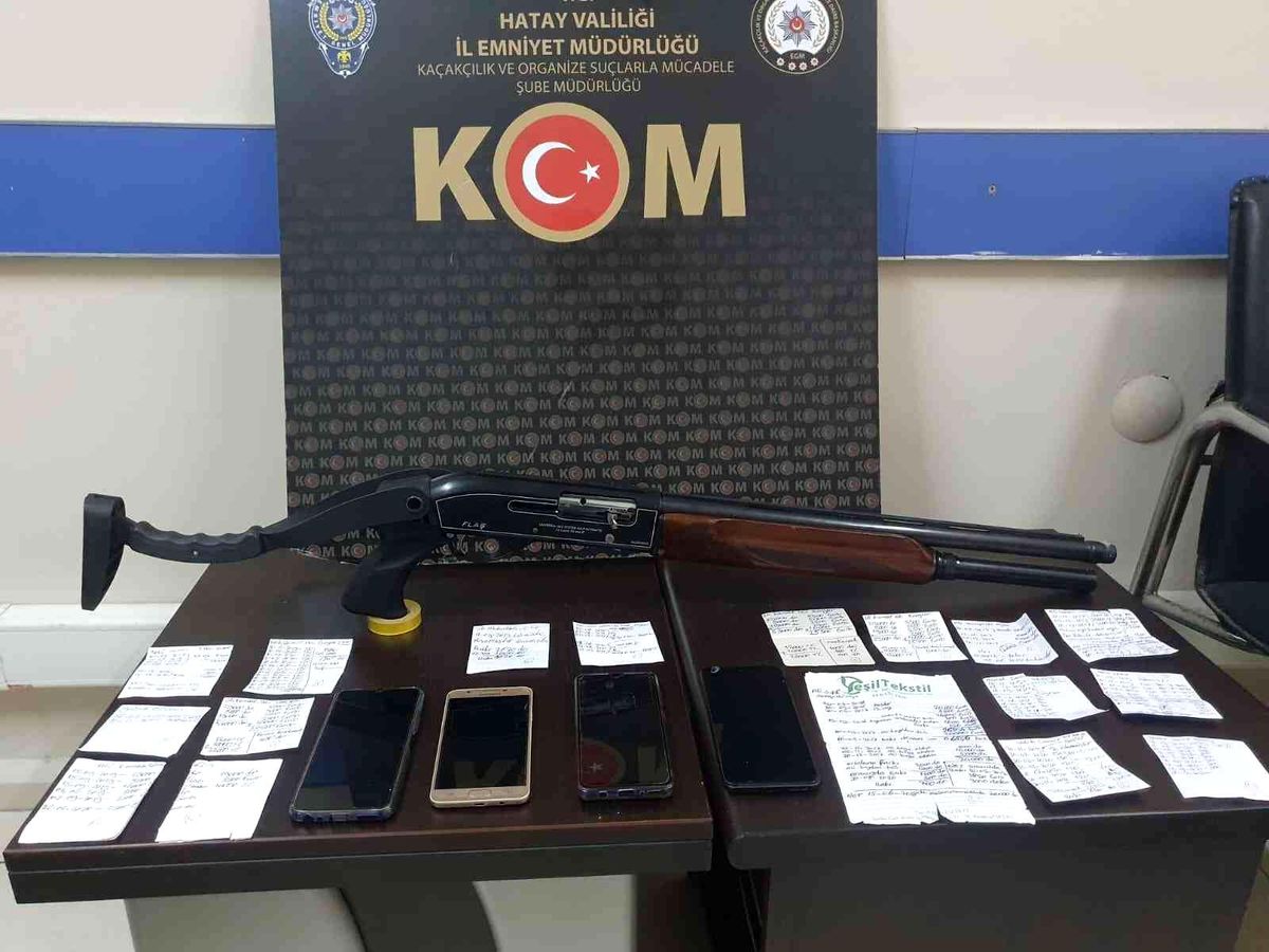 Hatay\'da tefeci operasyonu: 4 gözaltı