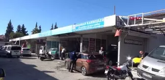 Marmaris'te dolu nedeniyle hasar gören araçlar sanayi sitesini doldurdu