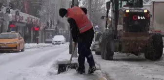 Van'da karla mücadele çalışması devam ediyor