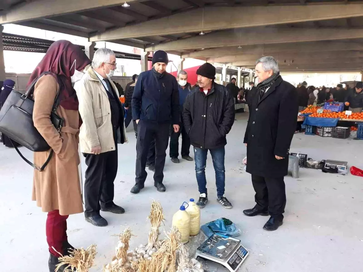 Başkan Teke, pazarcı esnafını ziyaret etti