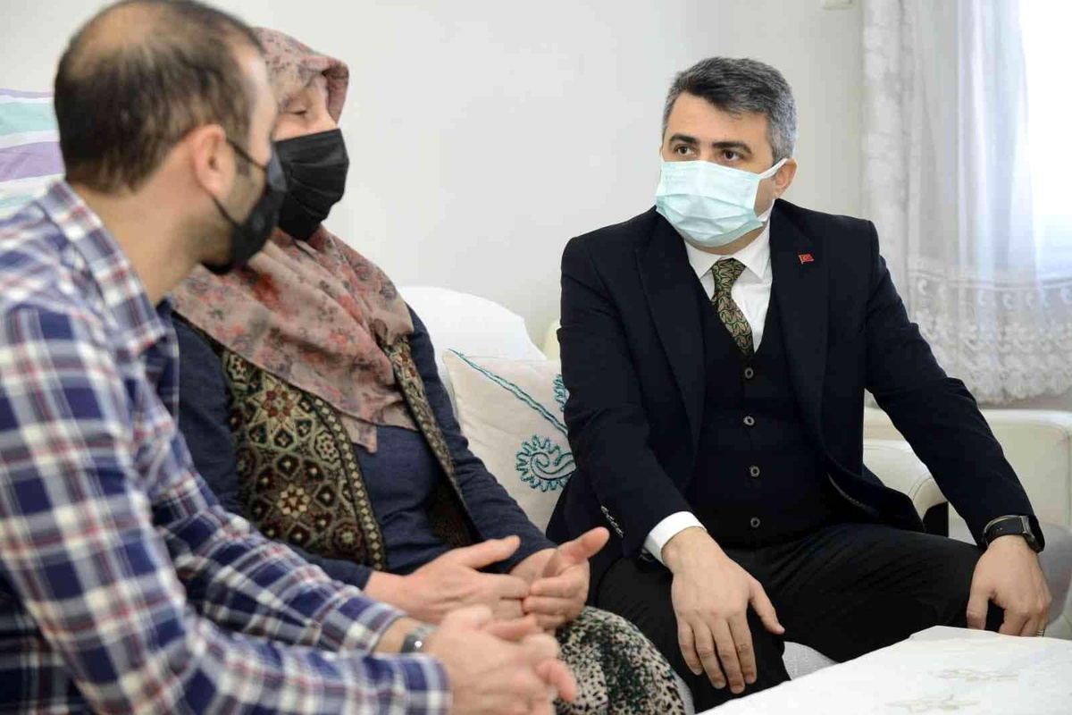 Başkan Yılmaz\'dan şehit annesine ziyaret