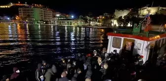 Çeşme'de 179 düzensiz göçmen yakalandı