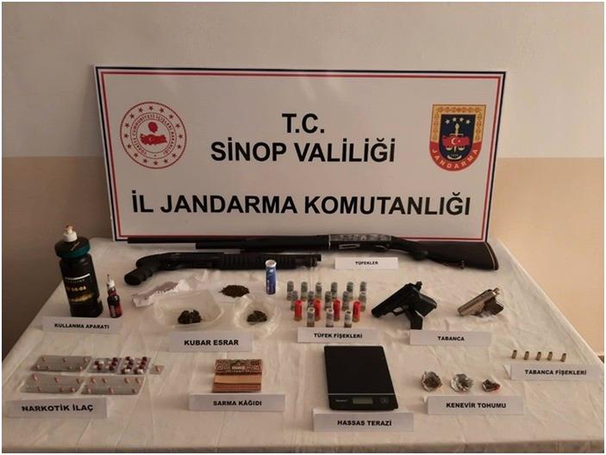 Sinop\'ta uyuşturucu imal eden 1 kişi tutuklandı