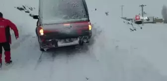 Van'da sağlık çalışanlarının zorlu kış nöbeti devam ediyor