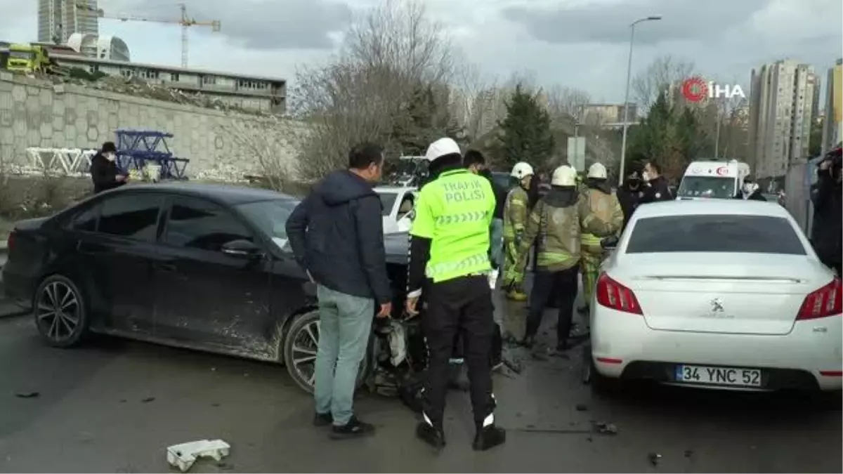 Yol çalışması kazaya sebep oldu: 4 yaralı