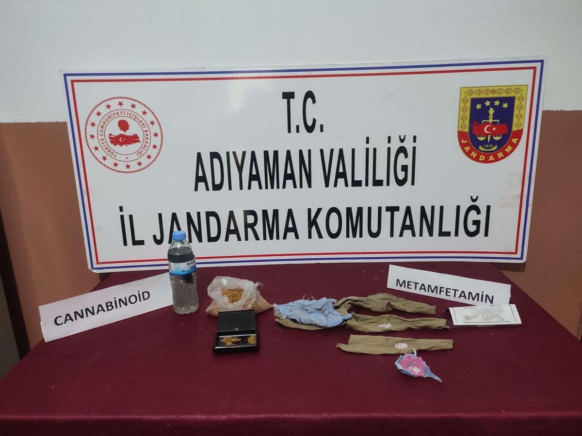 Adıyaman\'da uyuşturucu operasyonunda 2 şüpheli yakalandı