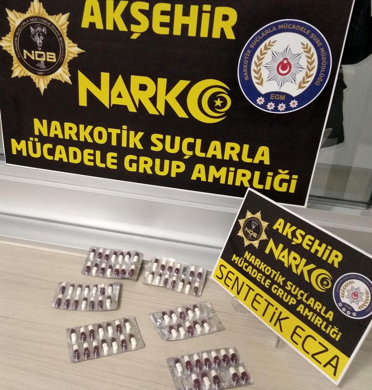 Akşehir\'de 77 adet uyuşturucu hap ele geçirildi